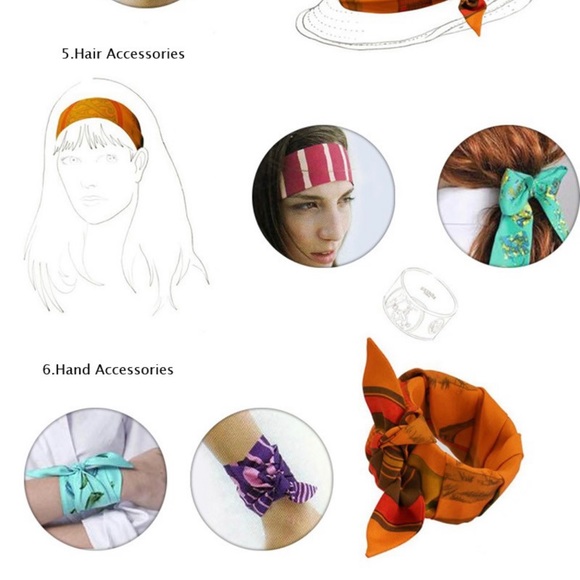 2/$30 🚨Twilly/Twillies/bandeau/scarf- accessory - bags, neck, arm, hair!!! - Picture 5 of 5